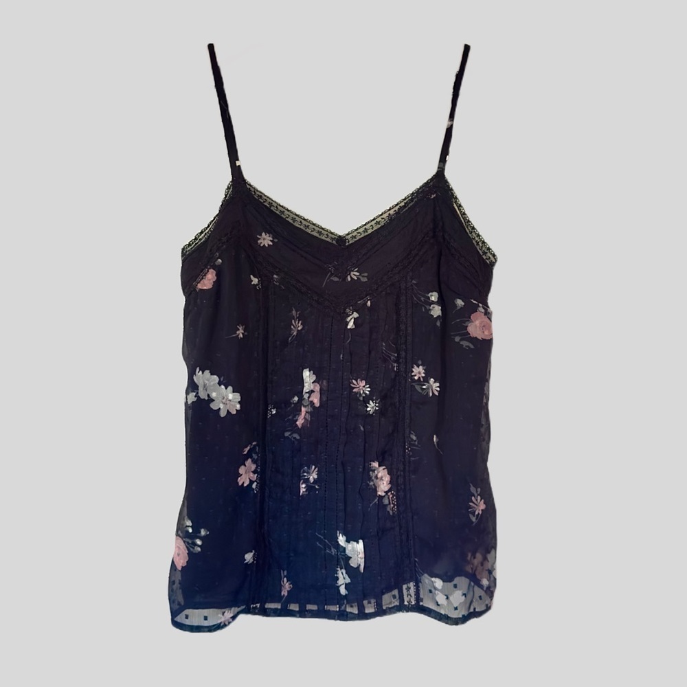 Abercrombie & Fitch Size S Black Floral Cami